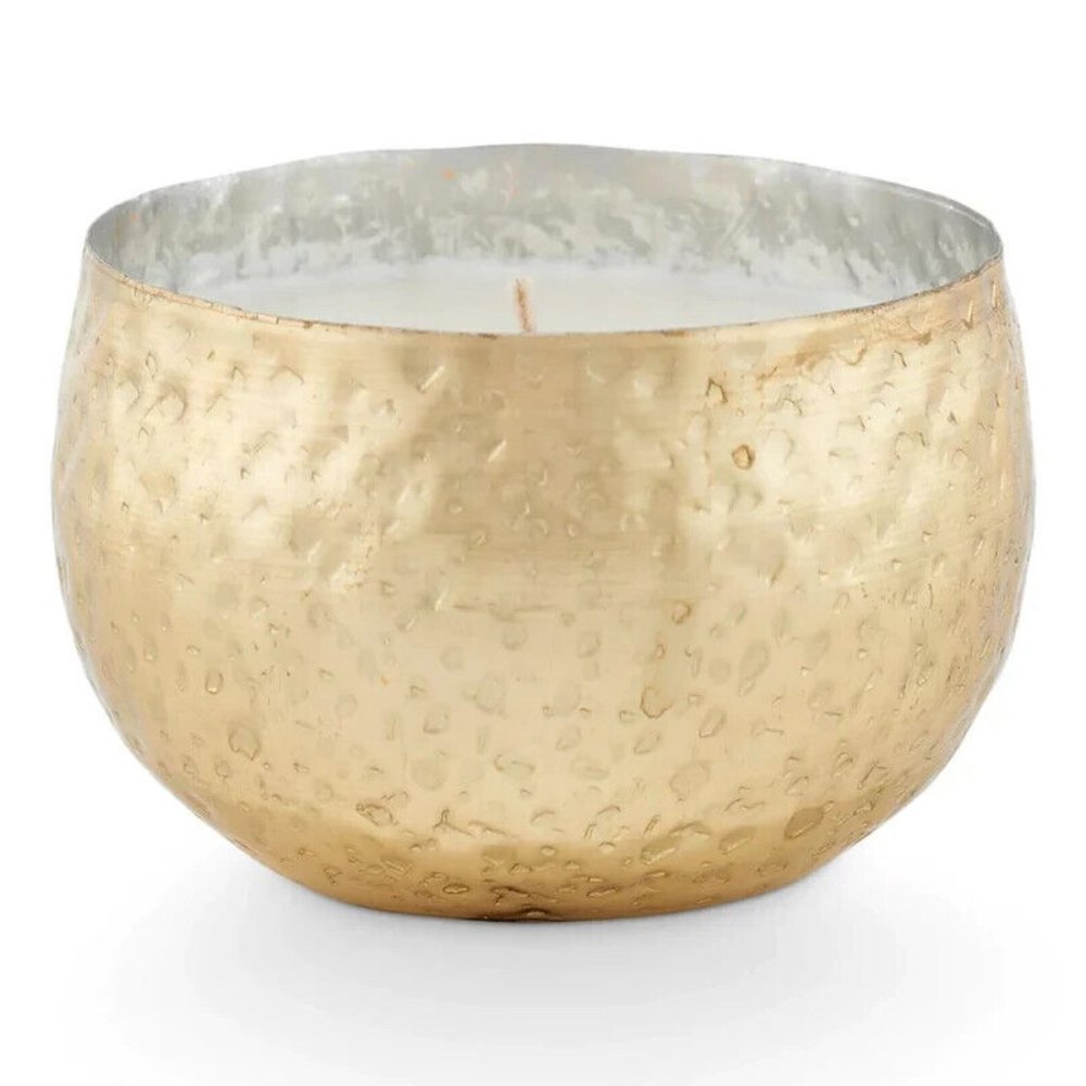 Illume Winter White Luxury Gold Candle